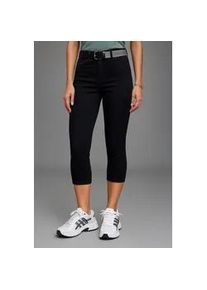 Caprihose Laura Scott, Damen, Gr. 34, N-Gr, schwarz, Web, Obermaterial: 98% Baumwolle, 2% Elasthan, unifarben, Hosen Caprihose, Webhose f&uuml;r Casualmode und Streetwear, femininer Stil