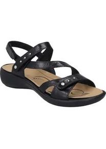 Sandale Josef Seibel "Ibiza 70, schwarz", Damen, Gr. 36, schwarz, Obermaterial: 100% Rindsleder Leather cow., Schuhe Sandale