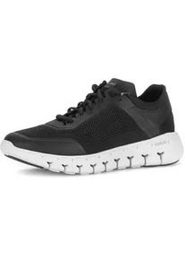 Sneaker Gabor "Sneaker low", Herren, Gr. 46, schwarz, Schuhe Sneaker