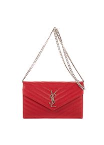 SAINT LAURENT Crossbody Bags - Wallet on Chain - Gr. unisize - in Rot - f&uuml;r Damen