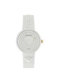 Versace Uhr - Quarz Analog Uhr Medusa Pop - Gr. unisize - in Wei&szlig; - f&uuml;r Damen