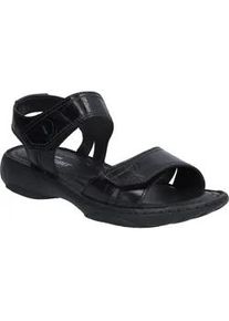 Sandale Josef Seibel "Debra 58, schwarz", Damen, Gr. 41, schwarz, Obermaterial: 100% Rindsleder Leather cow., Schuhe Sandale