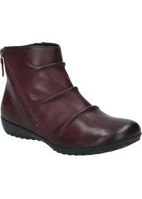 Stiefelette Josef Seibel "Naly 61, bordeaux", Damen, Gr. 40, rot (bordeaux), Obermaterial: 100% Rindsleder Leather cow., Schuhe Stiefelette