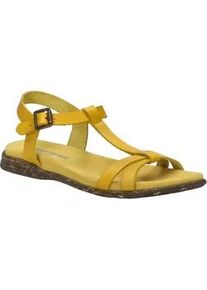 Sandale Josef Seibel "Fabricia 01, gelb", Damen, Gr. 37, gelb, Obermaterial: 100% Rindsleder Leather cow., Schuhe Sandale