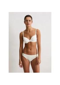 Marc O'Polo B&uuml;gel-BH MARC O'POLO "Second Skin Jaquard", Damen, Gr. 70, Cup C, wei&szlig;, Obermaterial: 63% Polyamid, 30% Polyester, 7% Elasthan, BHs B&uuml;gel-BH, leicht gepolsterte Cups, nahtlos vorgeformt, elastisch, feine Streifen