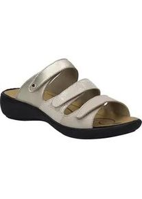 Sandale Josef Seibel "Ibiza 10, creme-multi", Damen, Gr. 36, beige (creme, multi), Obermaterial: 100% Rindsleder Leather cow., Schuhe Sandale