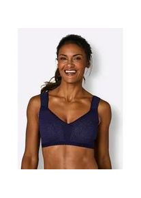 w&auml;schepur Entlastungs-BH W&Auml;SCHEPUR, Damen, Gr. 90, Cup B, marine, 85% Polyamid, 15% Elasthan, BHs Entlastungs-BH