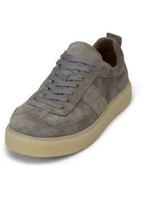 Marc O'Polo Sneaker MARC O'POLO "aus ge&ouml;ltem Veloursleder", Herren, Gr. 44, schwarz nickle, Obermaterial: 100% Leder (Rind), unifarben, Schuhe Sneaker