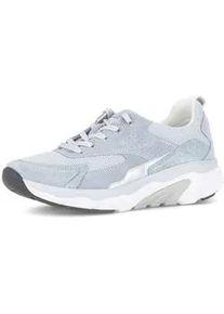 Sneaker Gabor "Sneaker low", Damen, Gr. 42, blau, Schuhe Sneaker