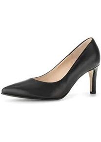 Pumps Gabor "Eleganter Pump", Damen, Gr. 38,5, schwarz, Schuhe Pumps