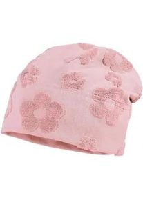 Beanie MaxiMo, M&auml;dchen, Gr. 51, dogwood, Jersey, Obermaterial: 80% Baumwolle, 20% Polyester, M&uuml;tzen Beanie