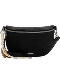 Umh&auml;ngetasche Tamaris "Umh&auml;ngetasche TAS Karen", Damen, Gr. B/H/T: 25cm x 17cm x 5cm 0, schwarz (schwarz 100), Polyurethan, Taschen Umh&auml;ngetasche