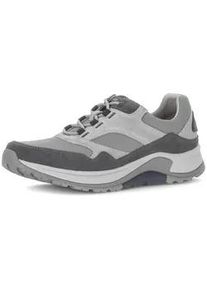 Sneaker Gabor "Sneaker low", Herren, Gr. 43, grau, Schuhe Sneaker