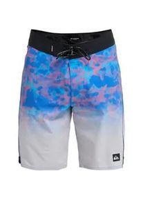 Boardshorts Quiksilver "Highline Printed 20", Herren, Gr. 31SM, nebulas blau fade reflection, Obermaterial: 51% Microfaser, 37% Microfaser, 12% Elasthan;, Hosen
