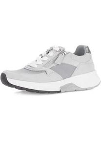 Sneaker Gabor "Sneaker low", Damen, Gr. 38, grau, Schuhe Sneaker