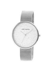 Quarzuhr Lady, silberfarben, Armbanduhren, Damen, Quarzuhr