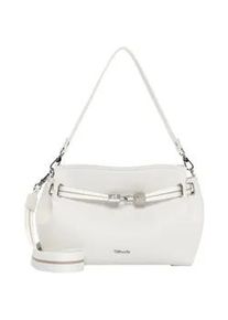 Beuteltasche Tamaris "Beutel TAS Kirima", Damen, Gr. B/H/T: 29cm x 24cm x 14cm 0, wei&szlig; (wei&szlig; 300), Polyurethan, Taschen Beuteltasche