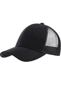 MAN'S WORLD Outdoorhut MAN'S WORLD, Herren, schwarz, Web, Baumwollmischung, H&uuml;te, mit trendigem Netzeinsatz und verstellbarem Riegel hinten - NEW