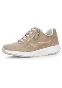 Sneaker Gabor "Sneaker low", Damen, Gr. 38, beige, Schuhe Sneaker