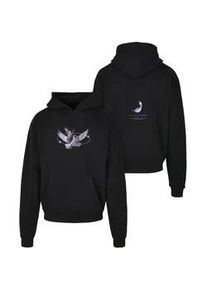 Kapuzenpullover "Upscale by Mister Tee Herren Vive La Liberte Oversize Hoody", Herren, Gr. XS, schwarz, 100% Baumwolle, UPSCALE BY MISTER TEE, mehrfarbig, ohne Ausschnitt, Pullover Kapuzenpullover