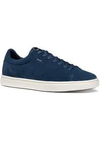Sneaker Geox "U BALTIMOORE", Herren, Gr. 44, blau, Textil, Veloursleder, Schuhe Sneaker, Halbschuh, Freizeitschuh, Schn&uuml;rer mit Geox Spezial Membran