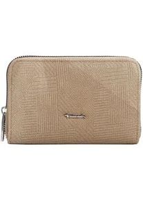 Geldb&ouml;rse Tamaris "Geldb&ouml;rse TAS Karen", Herren, beige (sand 420), Obermaterial: 60% Polyurethan PU. 40% Polyester PES., Kleinlederwaren
