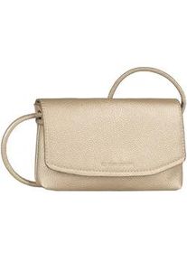 Umh&auml;ngetasche Tom Tailor "Rissa", Damen, Gr. B/H/T: 21cm x 13,5cm x 3cm, platin, Lederimitat, clean, gepflegt, unifarben, Taschen Umh&auml;ngetasche, Damen Schultertasche, Handtasche, auch als Clutch tragbar