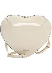 Umh&auml;ngetasche Tamaris "Umh&auml;ngetasche TAS Kimberlie", Damen, Gr. B/H/T: 21cm x 18cm x 2,5cm 0, beige (cream, finish 499), Polyurethan, Taschen Umh&auml;ngetasche