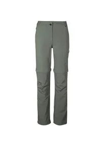 Zip-off-Hose Killtec "KOS 5 WMN PNTS", Damen, Gr. 46, Normalgr&ouml;&szlig;en, gr&uuml;n, Obermaterial: 92% Polyester, 8% Elasthan, Hosen, Abzippbare, wasserabweisende Funktionshose mit Stretch und Taschen