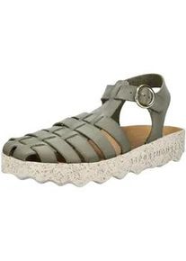 Riemchensandale Asportuguesas "Asportuguesas Sandalen Lederimitat", Damen, Gr. 40, khaki, Lederimitat, Schuhe Riemchensandale