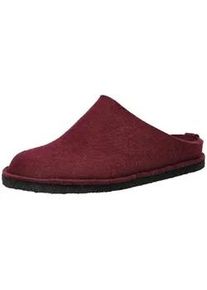 Hausschuh Haflinger "Haflinger Hausschuhe Filz", Damen, Gr. 41, rot (bordeaux), Filz, Schuhe Hausschuh