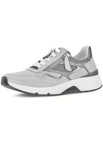 Sneaker Gabor "Sneaker low", Damen, Gr. 40,5, grau, Schuhe Sneaker