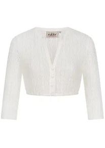 N&uuml;bler Dirndlbluse N&Uuml;BLER "Dirndlbluse langarm Juna", Damen, Gr. 34, beige (creme), Obermaterial: 90% Nylon NY. 10% Elasthan EL., Blusen Dirndlbluse