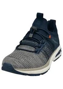 Slip-On Sneaker Bugatti, Herren, Gr. 44, blau (dunkelblau), Textil, Schuhe, Freizeitsneaker, Schlupfschuh, Alltags-Sneaker mit Gummizug