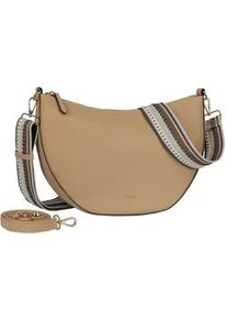 Umh&auml;ngetasche Gabor "Linda Summer", Damen, Gr. B/H/T: 34cm x 25cm x 9,5cm, camel, Lederimitat, clean, gepflegt, unifarben, Taschen Umh&auml;ngetasche, Schultertasche mit dezentem Logo und extrabreitem Schultergurt