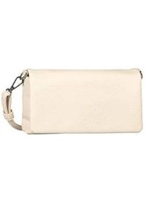 Abendtasche Tom Tailor "Xia", Damen, Gr. B/H/T: 23cm x 13cm x 5cm, sanftes wei&szlig;, Polyurethan, clean, gepflegt, gepr&auml;gtes Muster, unifarben, Taschen Abendtasche, klares Design mit Logopr&auml;gung und flie&szlig;ender Silhouette in Lederoptik