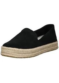 Toms Shoes Espadrille TOMS "TOMS Halbschuhe Leder", Damen, Gr. 37, schwarz, Leder, Schuhe Espadrille