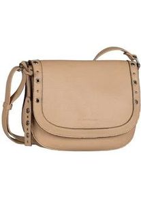Satteltasche Tom Tailor "Elaria", Damen, Gr. B/H/T: 24cm x 18cm x 7cm, camel, Polyurethan, clean, gepflegt, gepr&auml;gtes Muster, unifarben, Taschen, Western-Chic mit Nieten und &Ouml;sen als Blickfang mit Deko-Anh&auml;nger