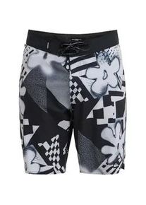 Boardshorts Quiksilver "Highline Printed 20", Herren, Gr. 32(M), micro chip momentum, Obermaterial: 51% Microfaser, 37% Microfaser, 12% Elasthan;, Hosen