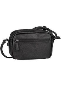 Handtasche Tom Tailor DENIM "Aveline", Damen, Gr. B/H/T: 21cm x 13cm x 6cm, schwarz, Lederimitat, clean, gepflegt, unifarben, Taschen Handtasche, Damen Umh&auml;ngetasche, Schultertasche mit gl&auml;nzendem 3D-Logo