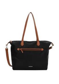Emily & Noah Shopper EMILY & NOAH "Shopper E&N Jarina", Damen, Gr. B/H/T: 40cm x 29cm x 14cm 0, schwarz (schwarz 100), Polyester, Taschen Shopper