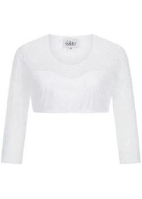 N&uuml;bler Dirndlbluse N&Uuml;BLER "Dirndlbluse langarm Lisa", Damen, Gr. 40, wei&szlig;, Obermaterial: 90% Polyester PES. 10% Elasthan EL., Blusen Dirndlbluse