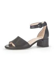 Riemchensandale Gabor "Riemchensandale", Damen, Gr. 42, schwarz, Schuhe Riemchensandale
