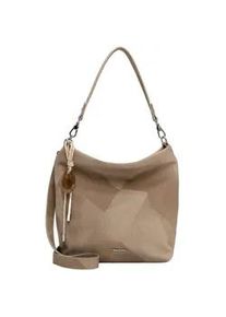 Beuteltasche Tamaris "Beutel TAS Karen", Damen, Gr. B/H/T: 31cm x 29cm x 13cm 0, beige (sand 420), Polyurethan, Taschen Beuteltasche