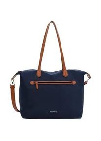 Emily & Noah Shopper EMILY & NOAH "Shopper E&N Jarina", Damen, Gr. B/H/T: 40cm x 29cm x 14cm 0, blau (blau 500), Polyester, Taschen Shopper