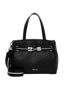 Shopper Tamaris "Shopper TAS Kirima", Damen, Gr. B/H/T: 25cm x 22cm x 11cm 0, schwarz (schwarz 100), Polyurethan, Taschen Shopper