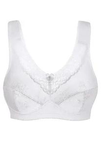 Entlastungs-BH SuSa "Entlastungs BH ohne B&uuml;gel Basic", Damen, Gr. 11,5, Cup C, wei&szlig;, Obermaterial: 55% Polyamid PA. 39% Baumwolle CO. 6% Elasthan EL., BHs Entlastungs-BH