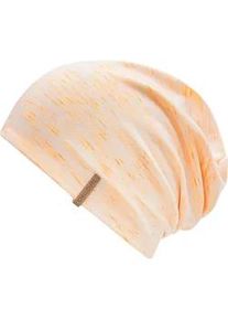 Beanie Chillouts "Memphis Hat", Damen, cream, orange, Web, Materialmix, meliert, M&uuml;tzen Beanie, schnell trocknend, robust, formbest&auml;ndig, doppellagig