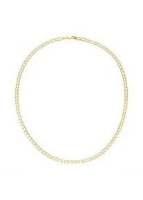 Panzerkette Luigi Merano "Panzerkette, Gold 375" Gr. 50, gold, Halsketten, Damen, 50cm, Gelbgold 375, Panzerkette