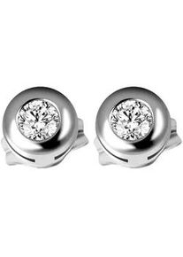 Adelia&acute;s Paar Ohrh&auml;nger ADELIA ́S "Damen Ohrringe &ndash; Ohrstecker aus 333 Gold mit Zirkonia", Damen, Gr. Damen, silber, Ohrringe, Ein kleines Geschenk mit gro&szlig;er Wirkung